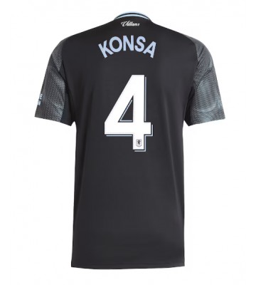 Aston Villa Ezri Konsa #4 Bortatröja 2025-26 Kortärmad